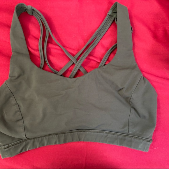 Green Lululemon Bra Size 8 - Picture 3 of 3